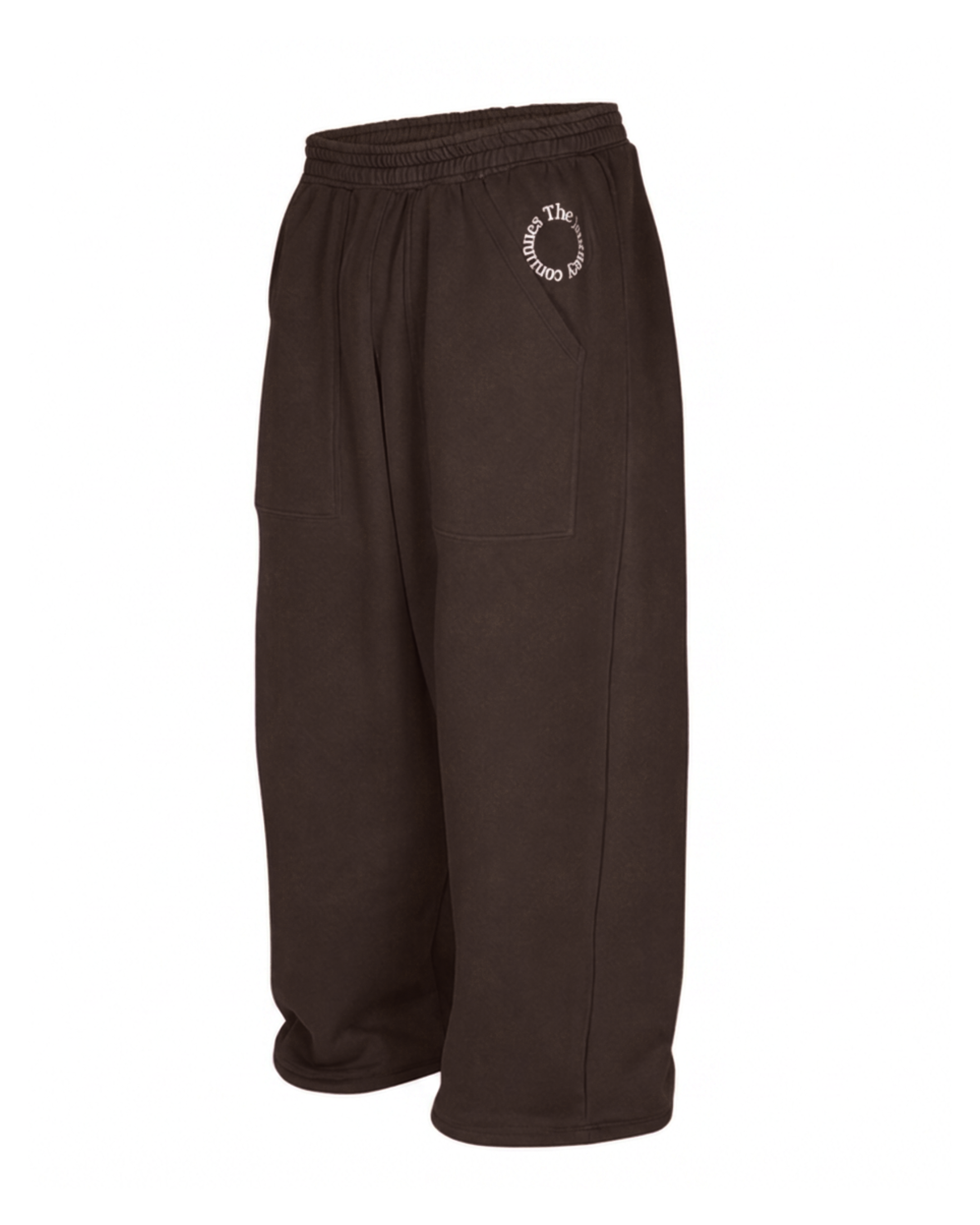 Wide Sweatpants with Front Utility Pocket