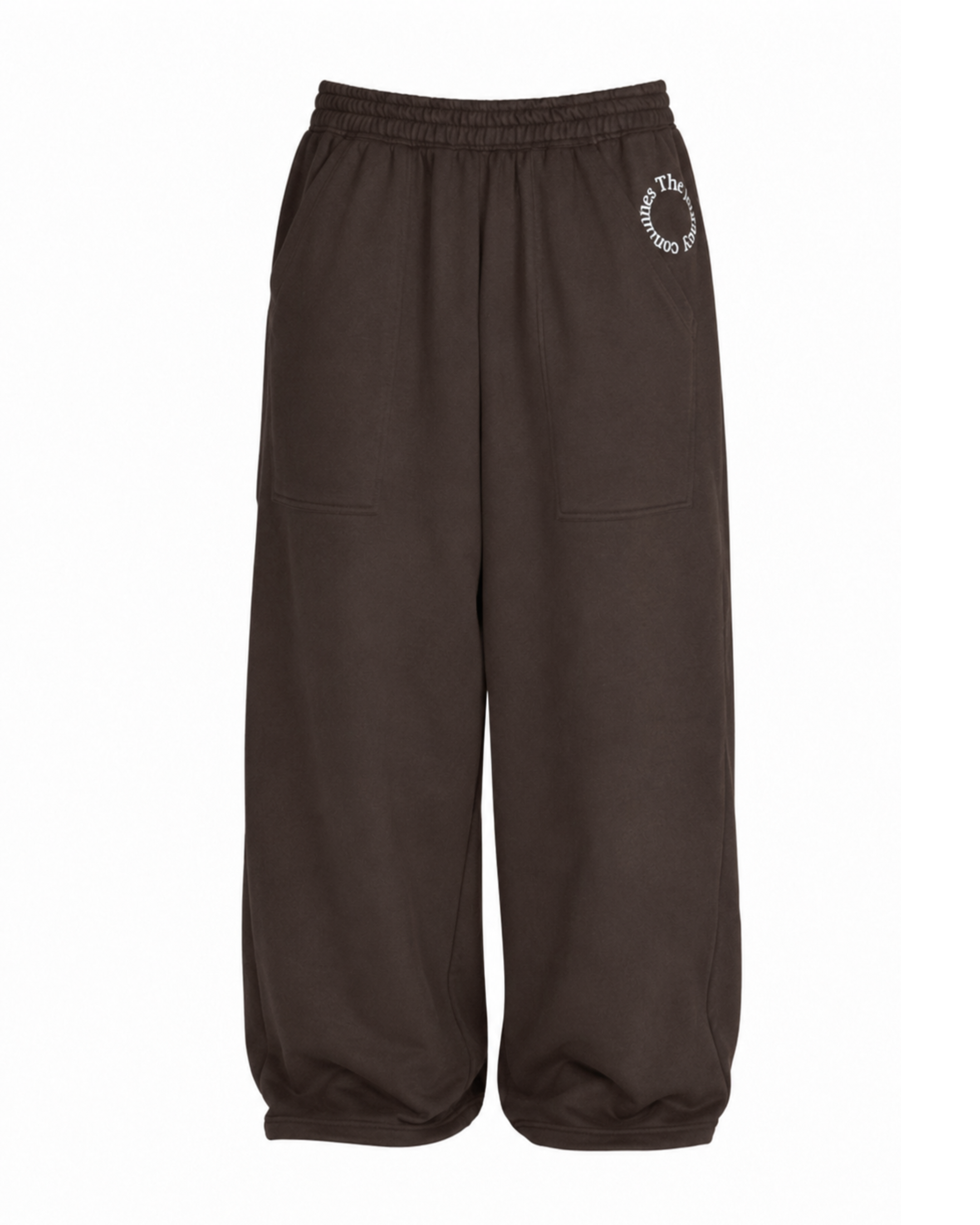 Wide Sweatpants with Front Utility Pocket