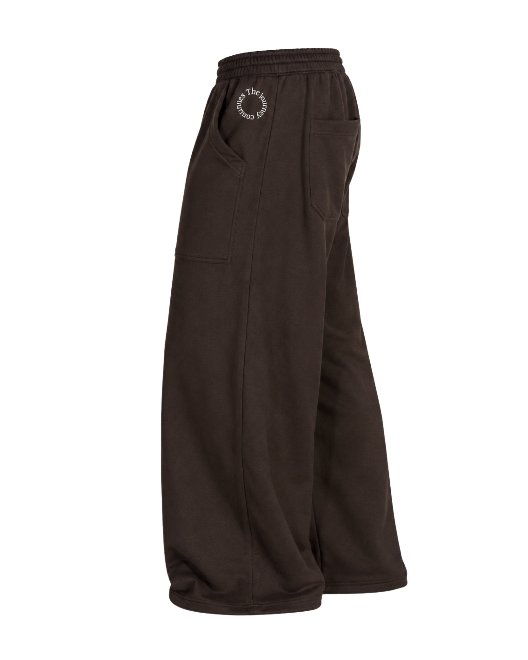 Wide Sweatpants with Front Utility Pocket