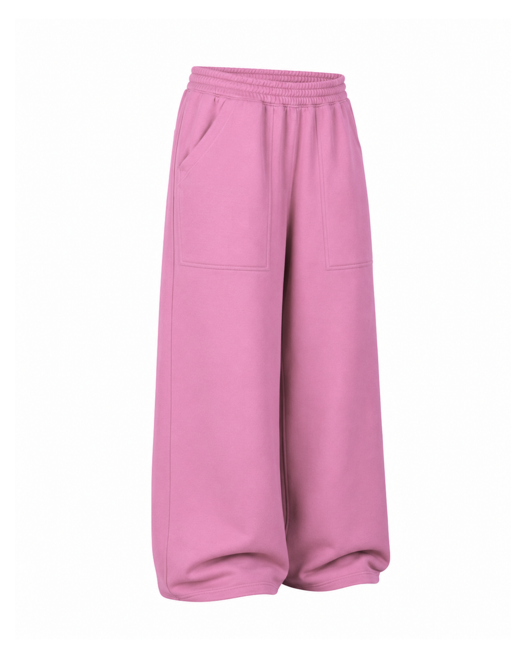 Wide Sweatpants with Front Utility Pocket