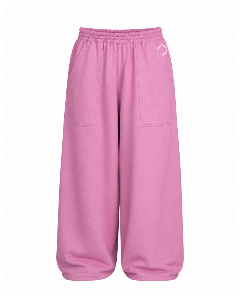 Wide Sweatpants with Front Utility Pocket