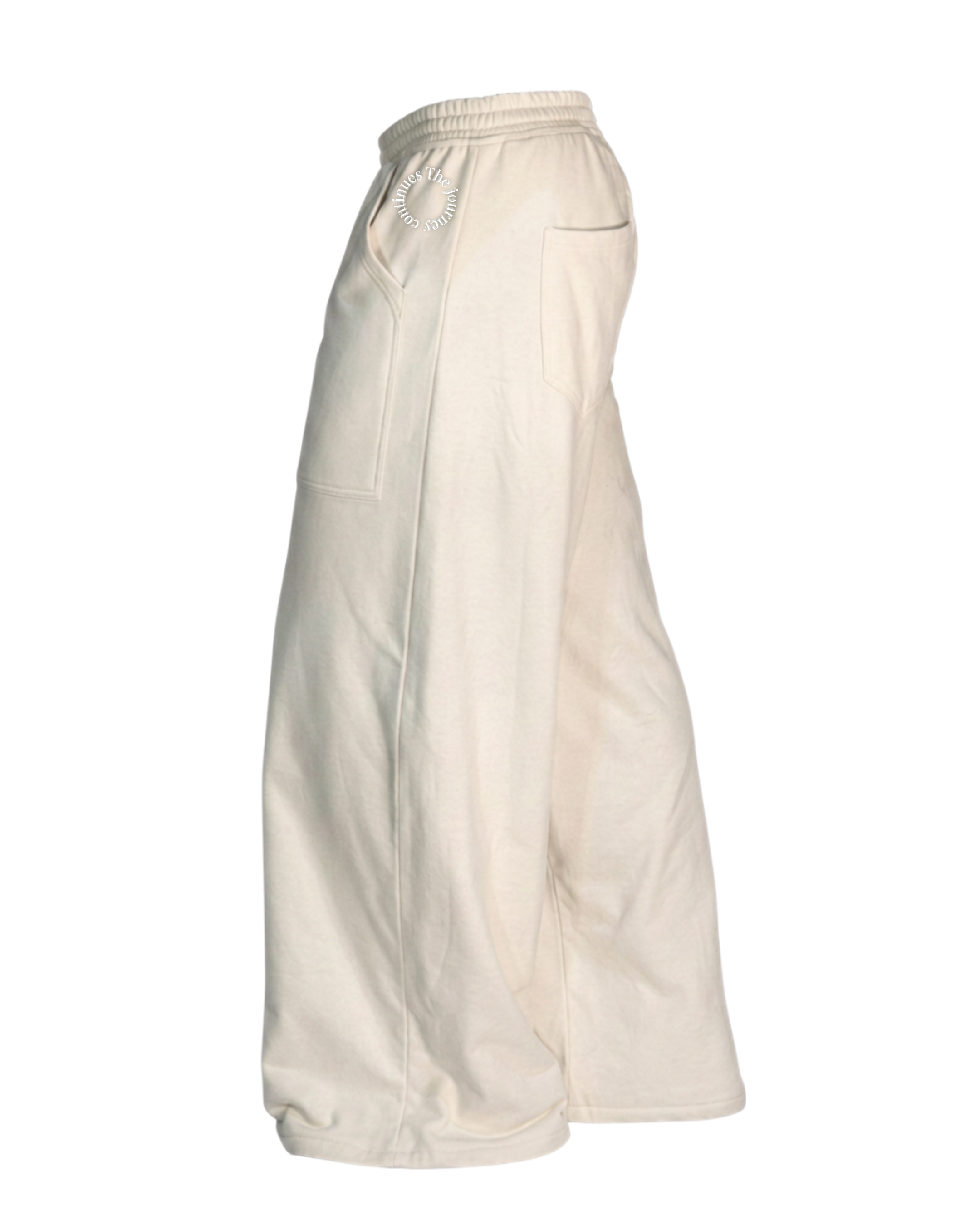 Wide Sweatpants with Front Utility Pocket