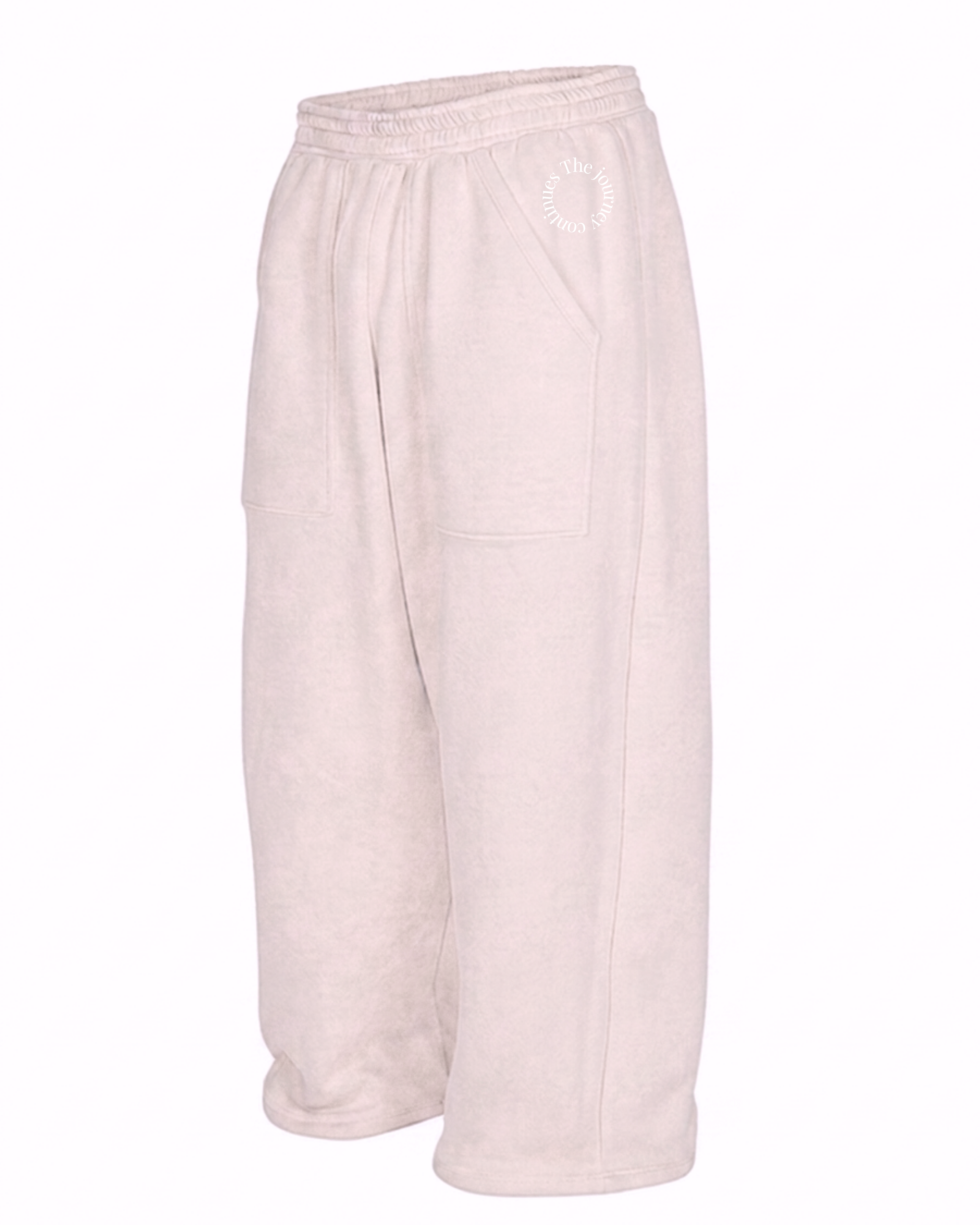 Wide Sweatpants with Front Utility Pocket
