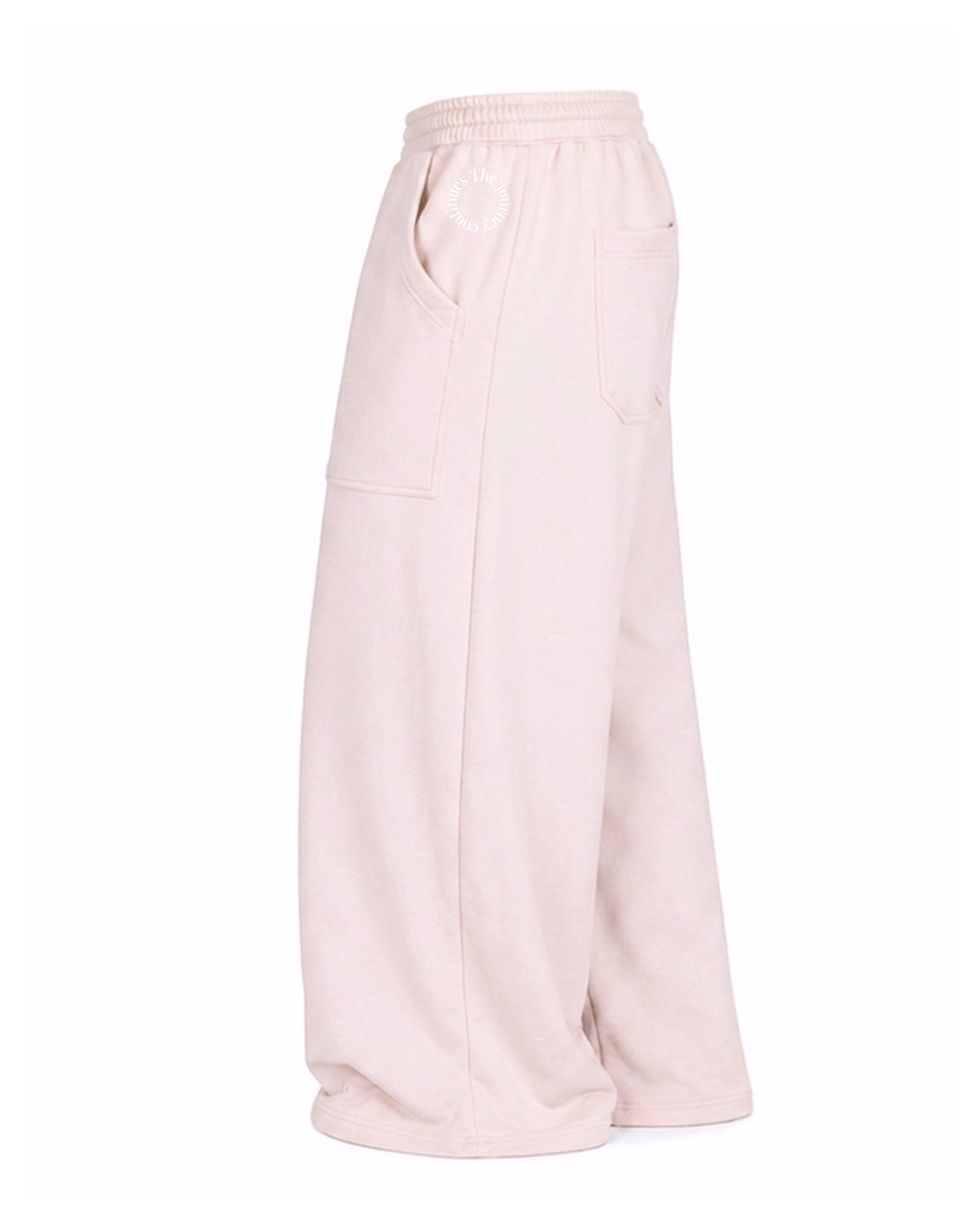 Wide Sweatpants with Front Utility Pocket