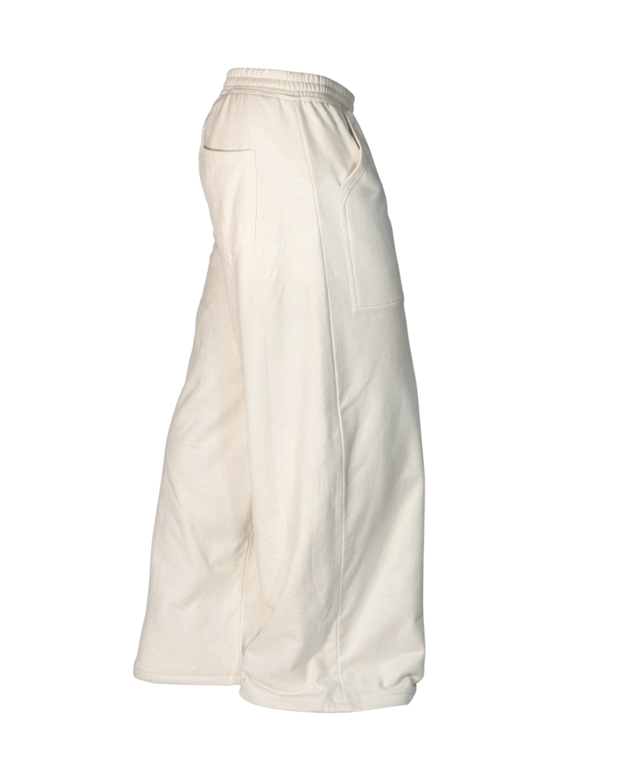 Wide Sweatpants with Front Utility Pocket
