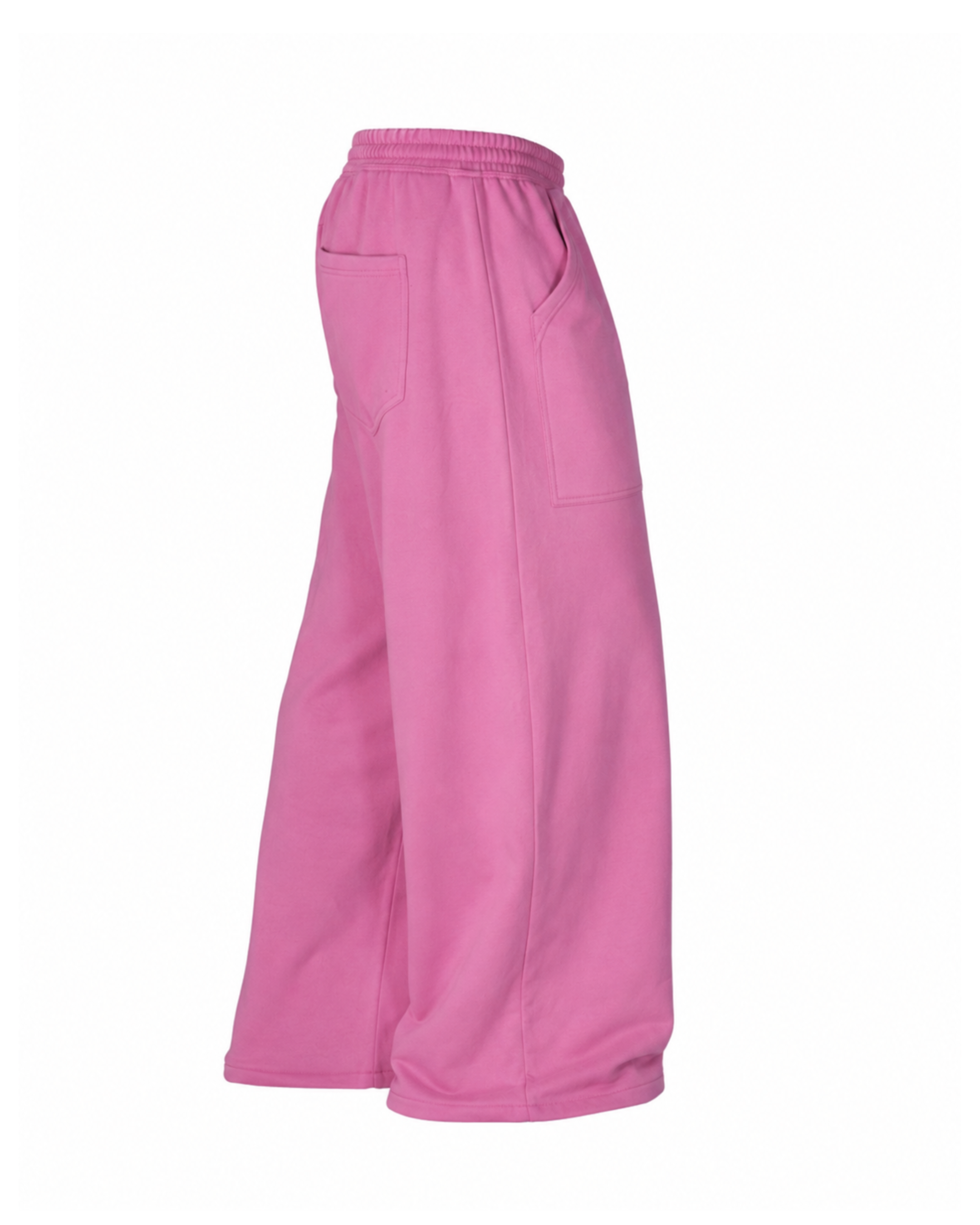 Wide Sweatpants with Front Utility Pocket