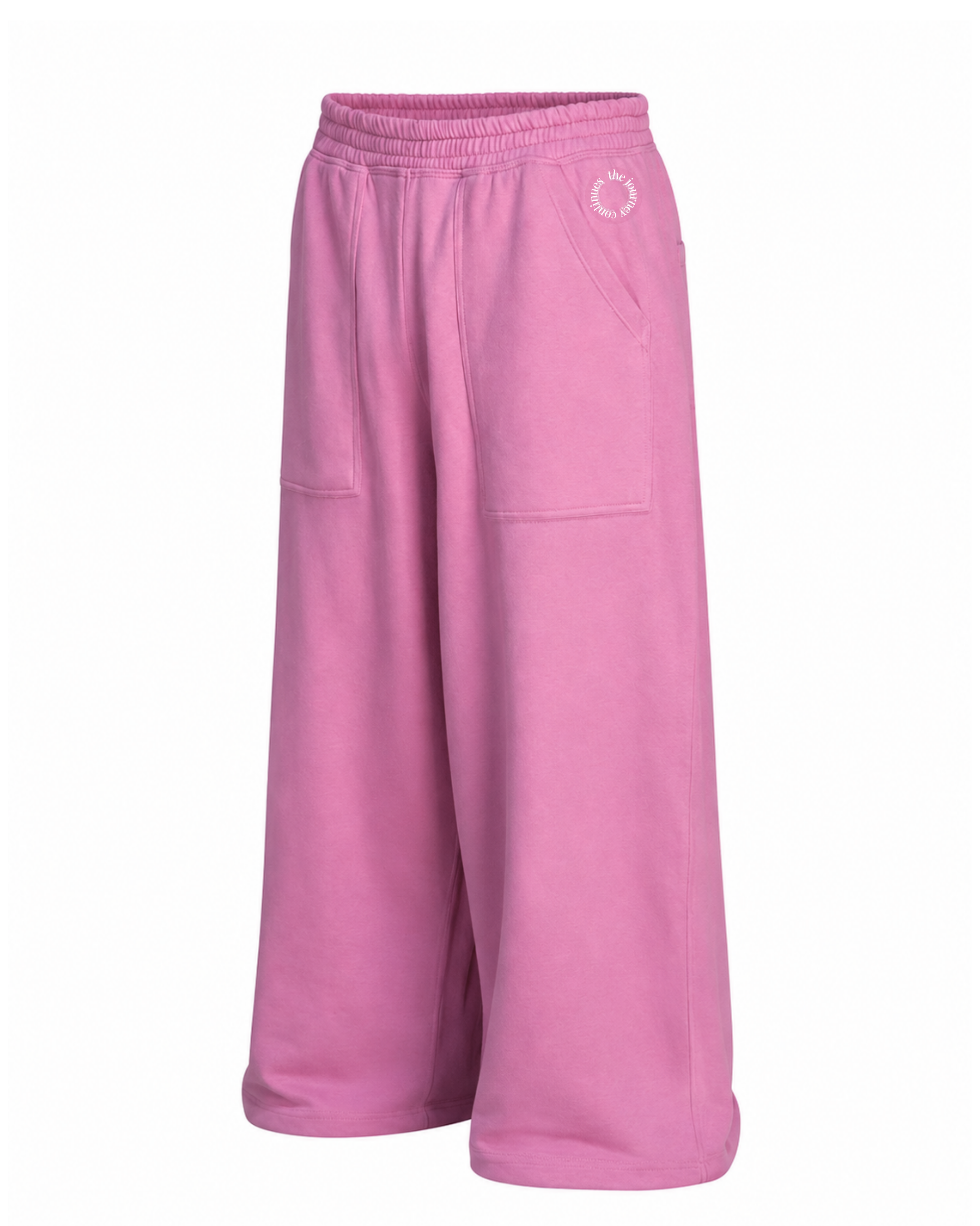 Wide Sweatpants with Front Utility Pocket