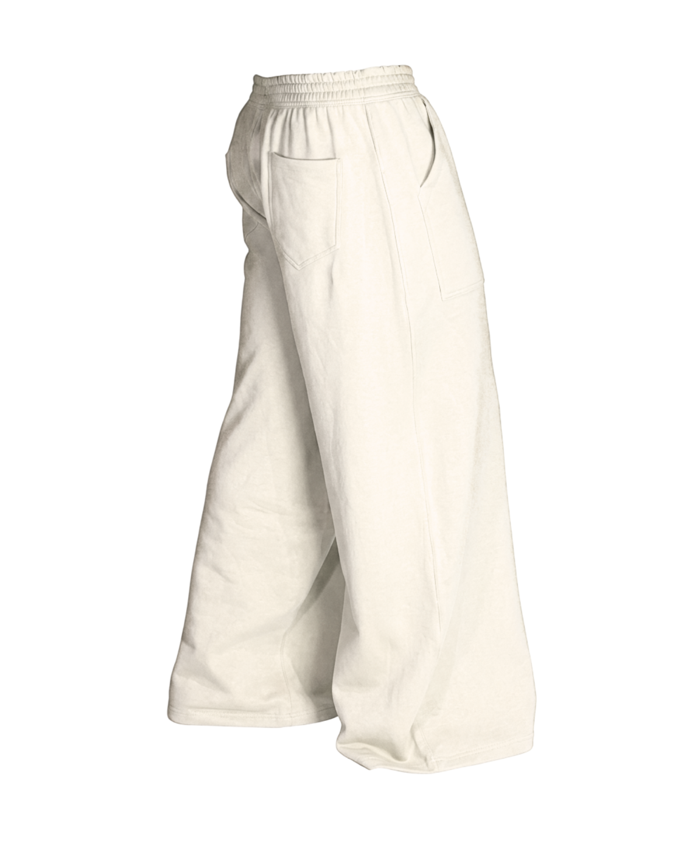 Wide Sweatpants with Front Utility Pocket