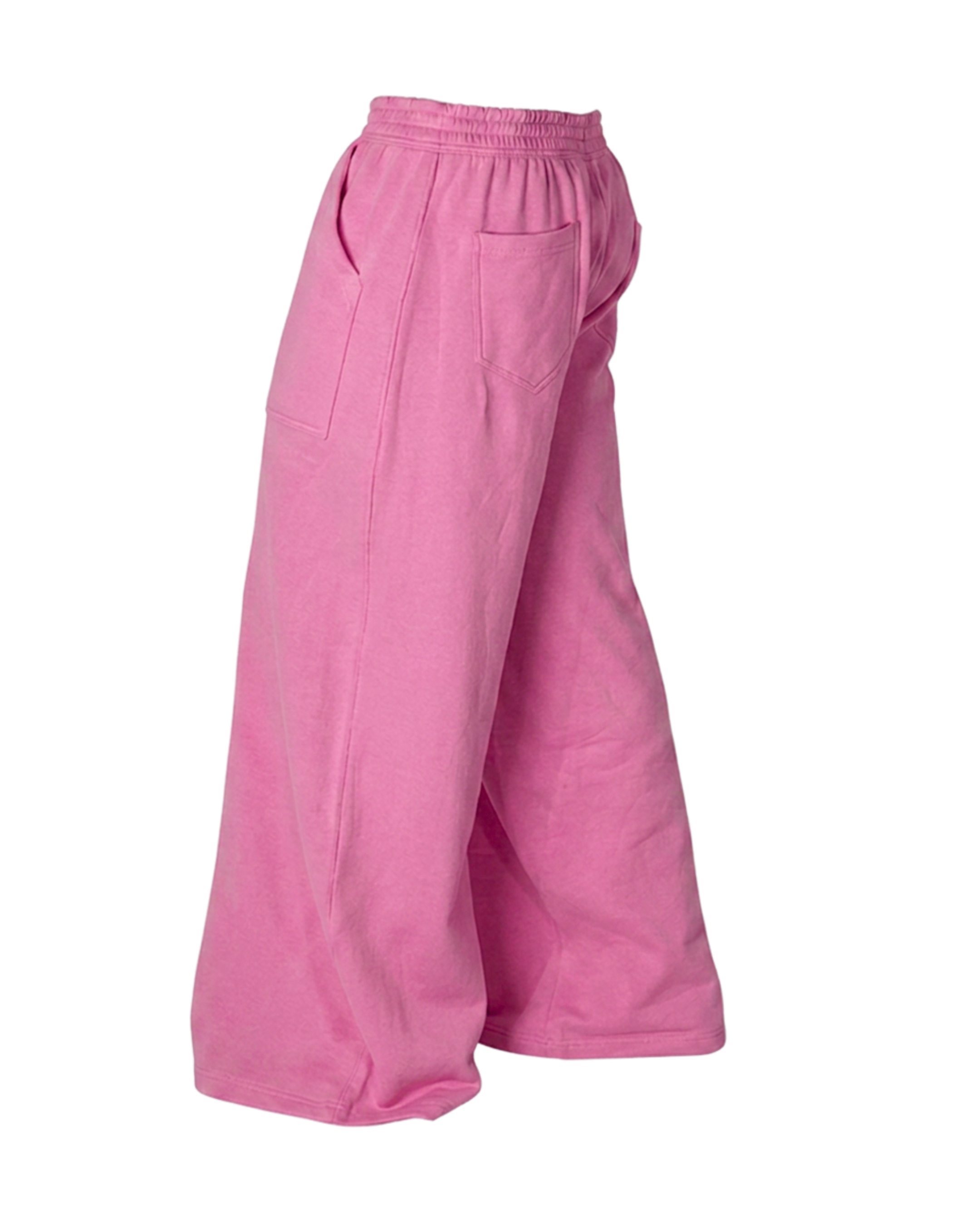 Wide Sweatpants with Front Utility Pocket