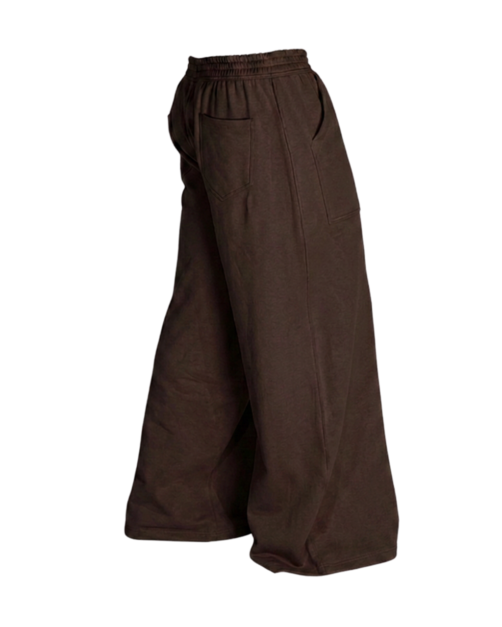 Wide Sweatpants with Front Utility Pocket