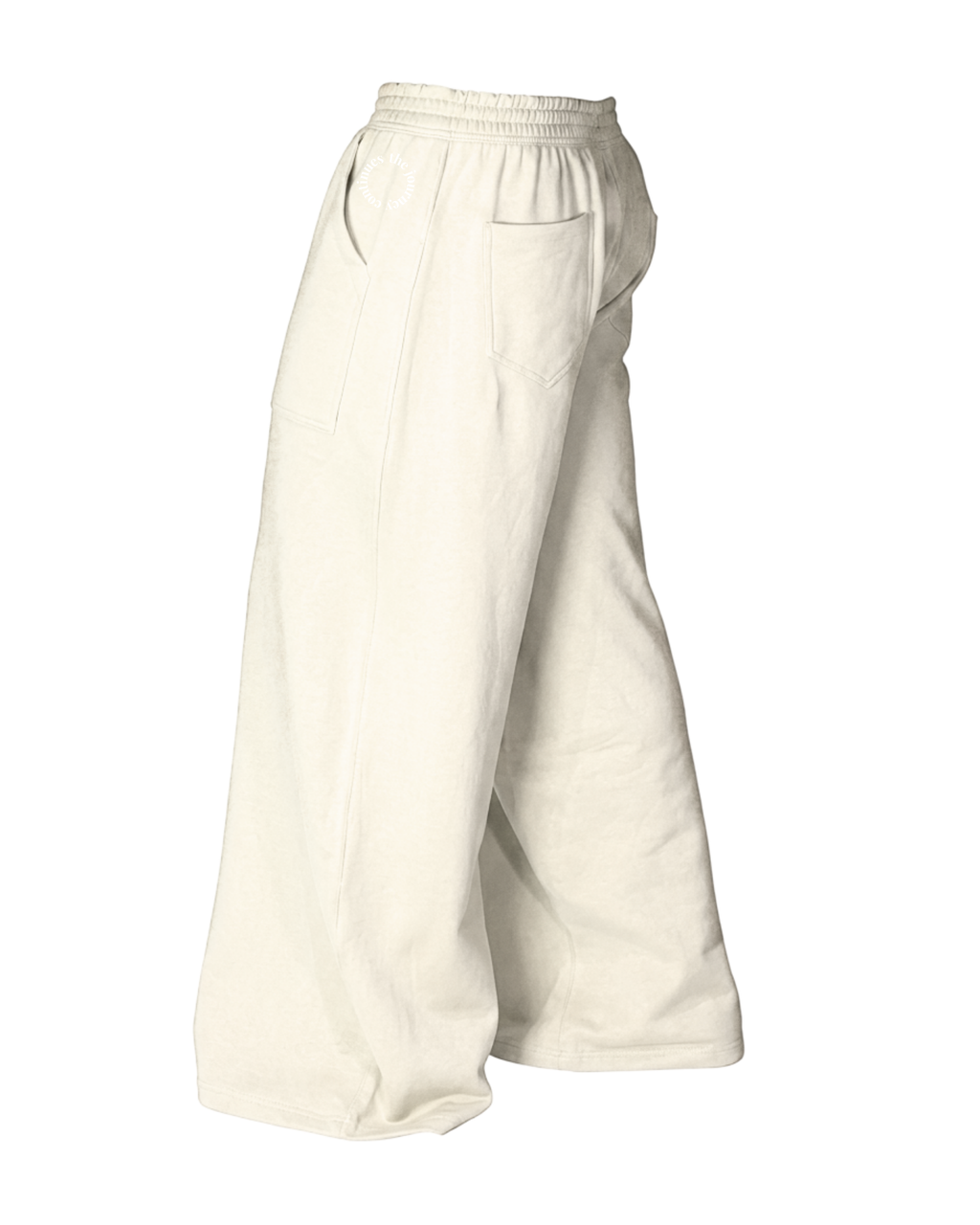 Wide Sweatpants with Front Utility Pocket